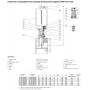 Задвижка AVK клиновая фланцевая длинная, с пневмоприводом Festo типа DPL DN65 PN16